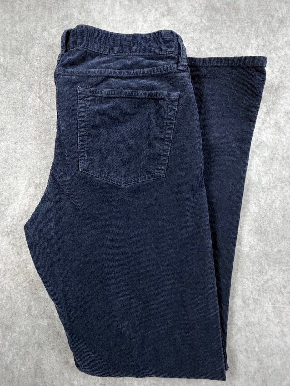 J.Crew Matchstick Women's Corduroy Jeans Cotton Stretch Navy 30 Tall